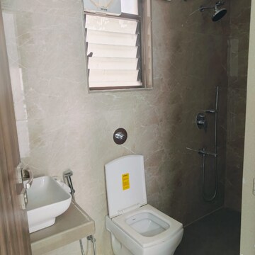 Bathroom in 3.5 BHK Builder Floor at Oxy Beaumonde, Pune Airport – for Rent