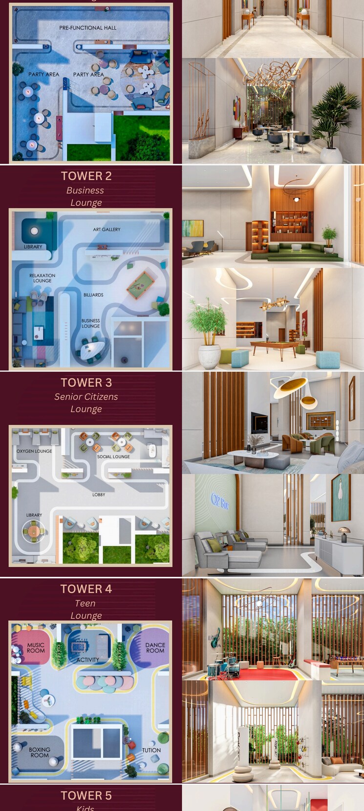 Floor Plan, raghava-cinq 4 Bedroom 3584 Sq.Ft. Apartment In Financial District Hyderabad 8258378