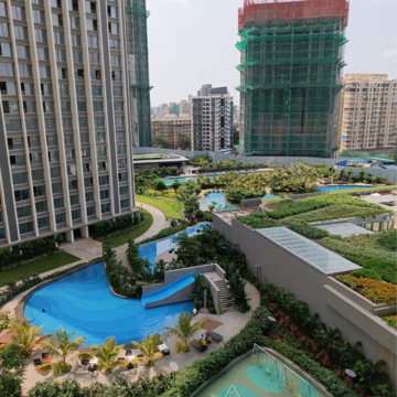 3 BHK Apartment – Exterior View View at Oberoi Sky City, Khande Rao Dongari - for Rent