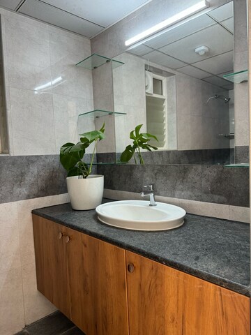 Bathroom in 2 BHK Apartment at Casagrand Lorenza, Kogilu – for Rent