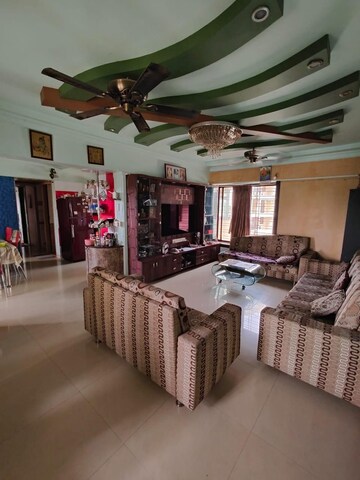 Living Room in 3.5 BHK Apartment at Bramha Exuberance, Kondhwa – for Sale