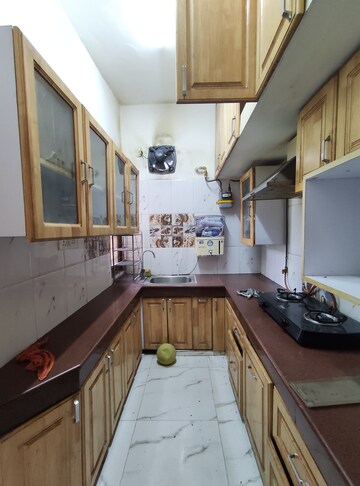 Kitchen in 2.5 BHK Apartment at Vasant Kunj – for Rent