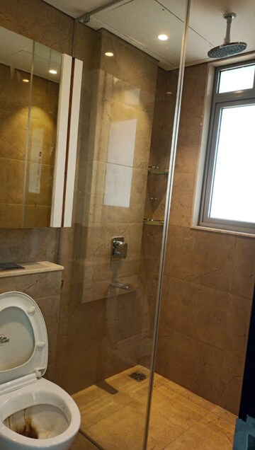 Bathroom in 4 BHK Apartment at Oberoi Sky City, Borivali East – for Rent