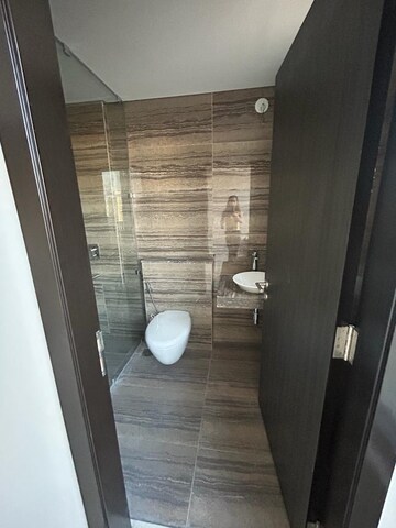 Bathroom in 3 BHK Apartment at Oberoi Sky City, Borivali East – for Rent