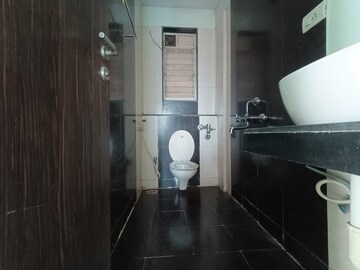 Bathroom in 3 BHK Apartment at Rustomjee Athena, Majiwada – for Rent