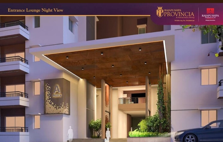 Master Bedroom, rajapushpa-provincia 3 Bedroom 1715 Sq.Ft. Apartment In Narsingi Hyderabad 8260134