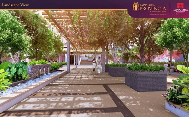 Swimming Pool, rajapushpa-provincia 3 Bedroom 1715 Sq.Ft. Apartment In Narsingi Hyderabad 8260134