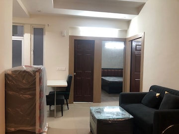 Living Room in 2 BHK Apartment at Prateek Grand Carnesia, Siddharth Vihar – for Rent