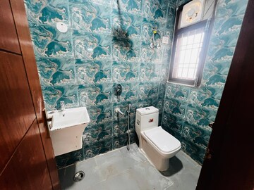 Bathroom in 3 BHK Apartment at Chattarpur – for Rent