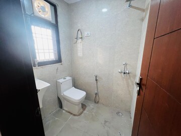 Bathroom in 3 BHK Apartment at Chattarpur – for Rent