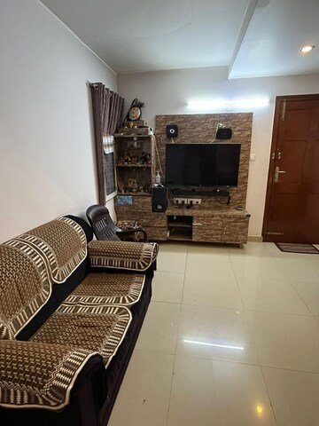 Living Room in 2 BHK Apartment at Manar Elegance, Hsr Layout – for Rent