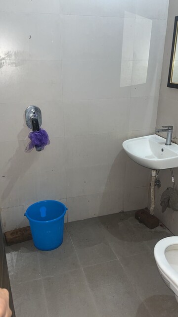 Attached Bathroom in 1 BHK Builder Floor at Dhakoli Village – for Rent