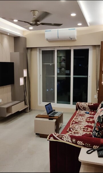 Living Room in 1.5 BHK Apartment at Dosti West County, Balkum Pada – for Sale