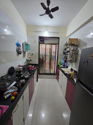 Kitchen in 2 BHK Apartment at Galaxy  Krishna Tower, Kharghar – for Rent
