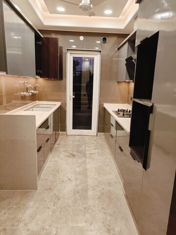 Kitchen in 3 BHK Builder Floor at South City 1 – for Rent