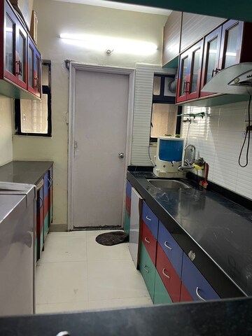Kitchen in 2 BHK Apartment at Mittal Silver Crescent, Kharadi – for Rent