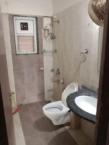Bathroom in 3 BHK Apartment at Adhiraj Gardens, Kharghar – for Rent