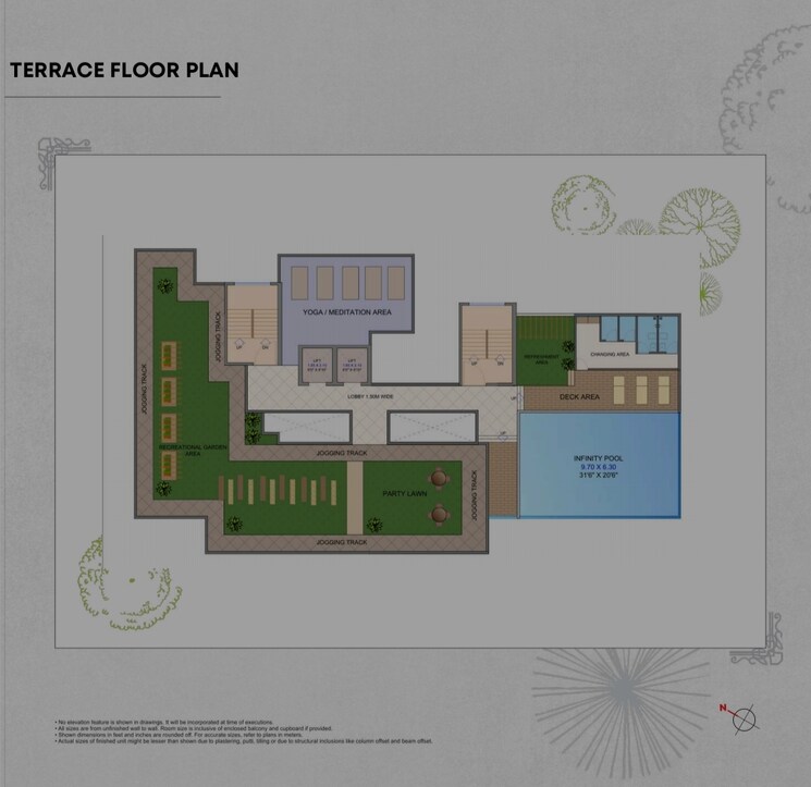 Floor Plan, nerul sector 18a 1 Bedroom 450 Sq.Ft. Apartment In Nerul Sector 18a Navi Mumbai 8261419
