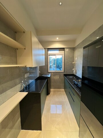 Kitchen in 2 BHK Apartment at Sugee Greendale Estates, Mulund West – for Sale