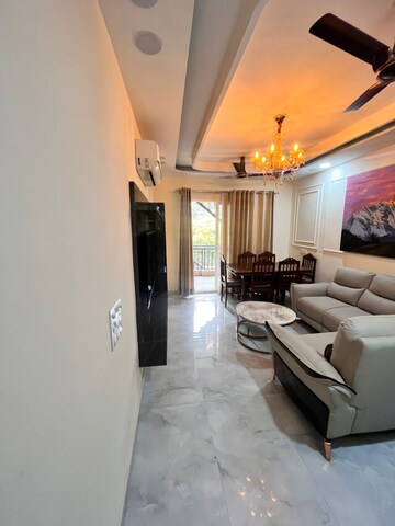 Living Room in 3 BHK Apartment at Paschim Vihar – for Rent