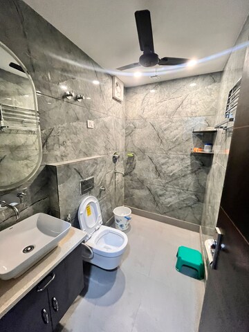 Bathroom in 3 BHK Apartment at Paschim Vihar – for Rent