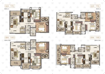 Floor Plan in 2 BHK Apartment at Murbad Road – for Sale