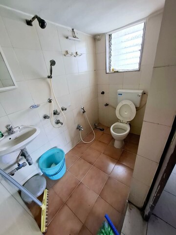 Bathroom in 2 BHK Apartment at Pushkaraj Sadan, Wadala West – for Rent