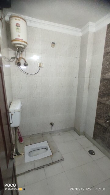 Bathroom in 2 BHK Builder Floor at Mehrauli – for Rent