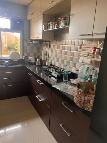 Kitchen in 3 BHK Apartment at Dignity Bayview, Wadala West – for Rent
