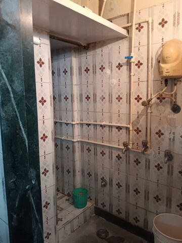 Bathroom in 1 RK Apartment at Prabhadevi CHS, Prabhadevi – for Rent