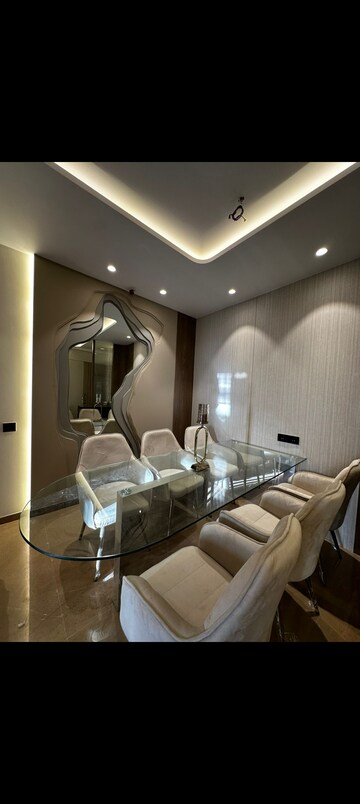 Living Room in 3 BHK Apartment at Rustomjee Summit, Borivali East – for Rent