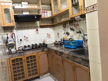 Kitchen in 2 BHK Builder Floor at East Of Kailash – for Rent