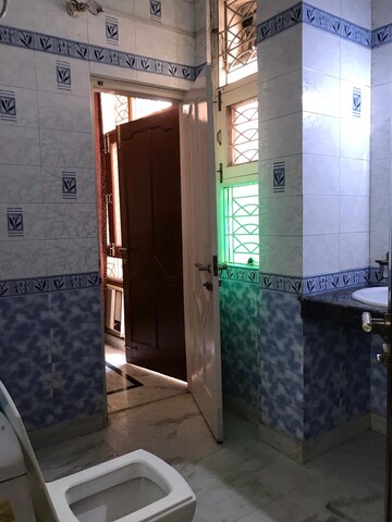 Bathroom in 2 BHK Builder Floor at East Of Kailash – for Rent