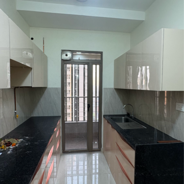 Kitchen in 2 BHK Apartment at Kalpataru Paramount D, Majiwada – for Rent