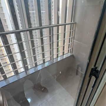 Balcony in 2 BHK Apartment at Kalpataru Paramount D, Majiwada – for Rent