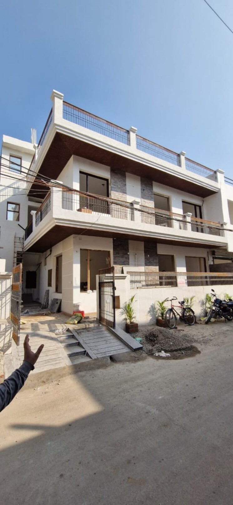 Exterior View, ambala highway 4 Bedroom 1200 Sq.Ft. Independent House In Ambala Highway Zirakpur 8262346