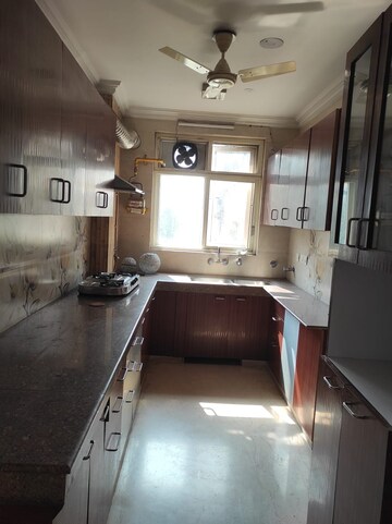 Kitchen in 3 BHK Builder Floor at East Of Kailash – for Sale
