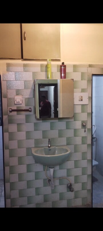 Bathroom in 1 BHK Apartment at Navre Baug CHS, Kurla East – for Rent