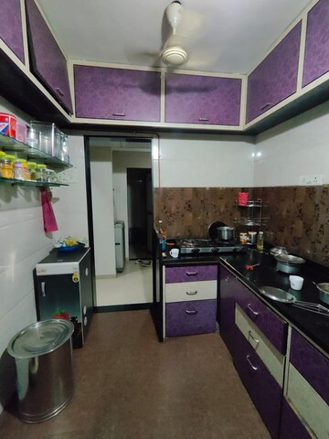 Kitchen in 1.5 BHK Apartment at Ghansoli Sector 15 – for Rent