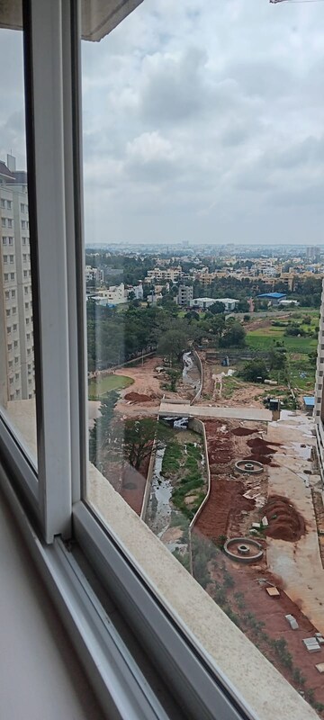 Balcony in 3 BHK Apartment at Mantri Webcity, Hennur – for Rent