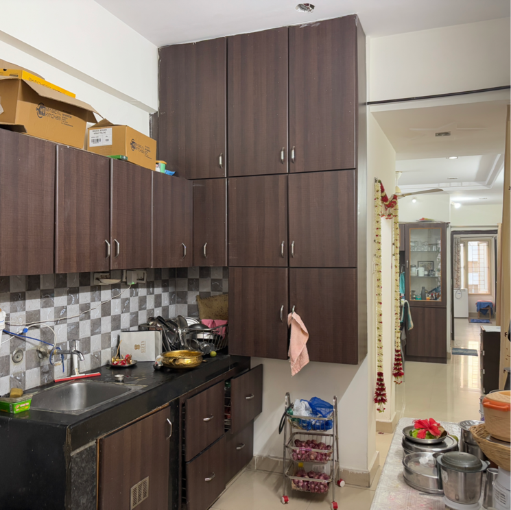 Kitchen, madhapur 3 Bedroom 1517 Sq.Ft. Builder Floor In Madhapur Hyderabad 8262530