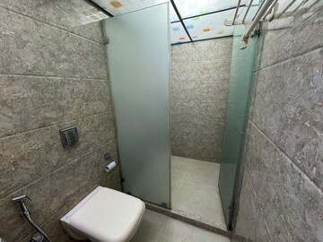 Bathroom in 3 BHK Apartment at Gabbana Apartment, Khar West – for Rent