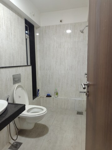 Bathroom in 2 BHK Apartment at Sheth Avalon Phase 2, Majiwada – for Rent