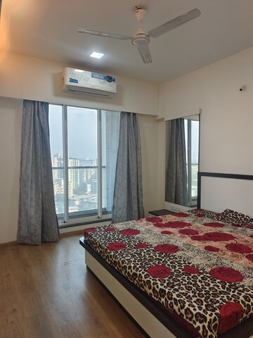 Bedroom in 2 BHK Apartment at Sheth Avalon Phase 2, Majiwada – for Rent