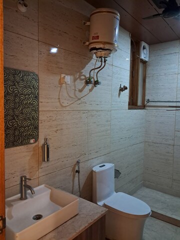 Bathroom in 2 BHK Builder Floor at Knowledge Park V Greater Noida – for Sale