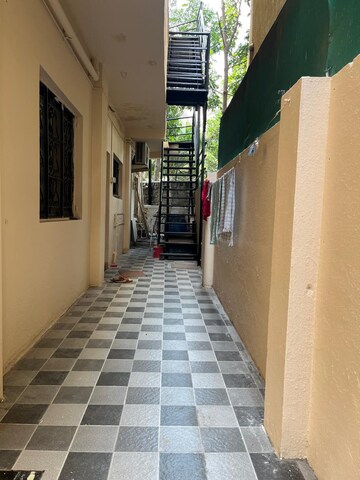 Staircase in 1 RK Independent House at Wadgaon Sheri – for Rent