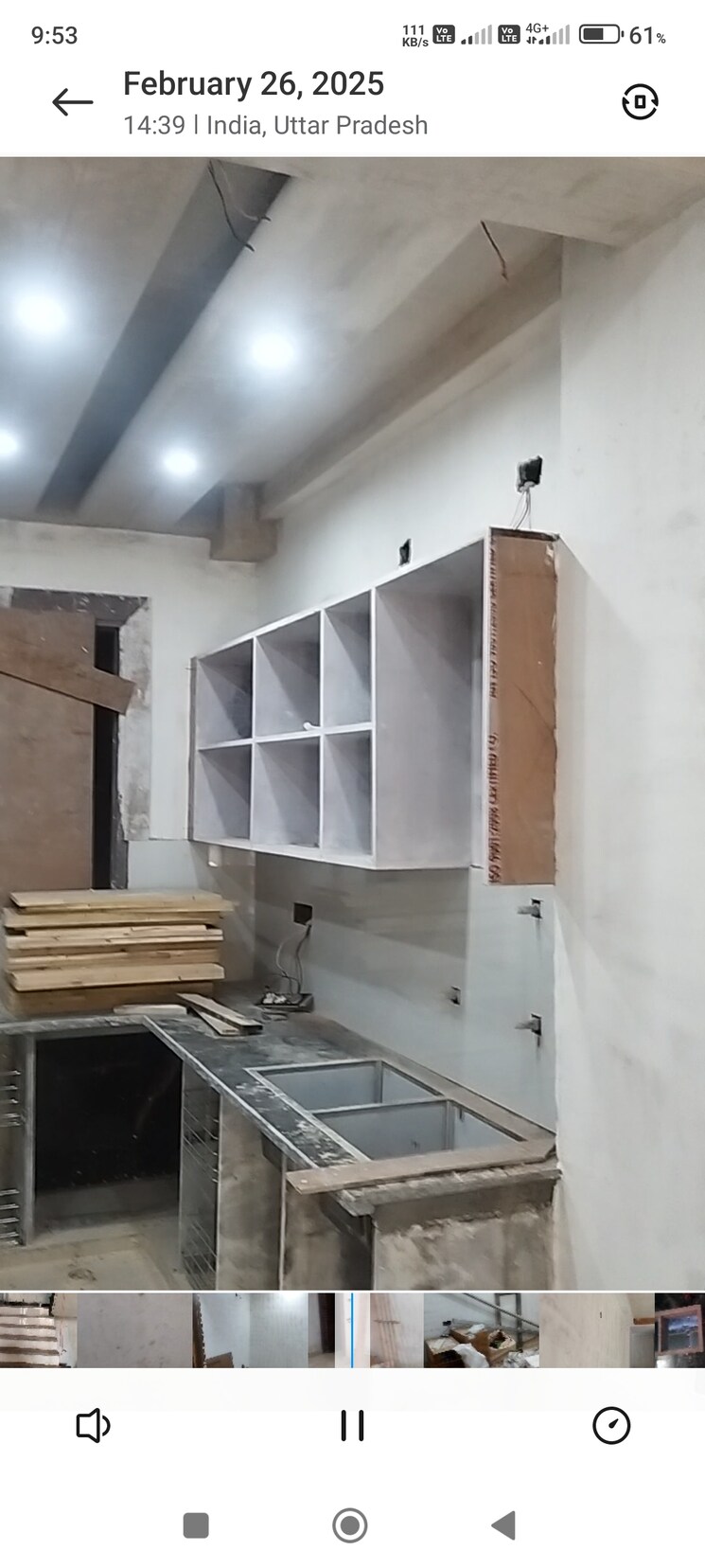 Kitchen, avantika colony 3 Bedroom 150 Sq.Yd. Builder Floor In Avantika Colony Ghaziabad 8262751