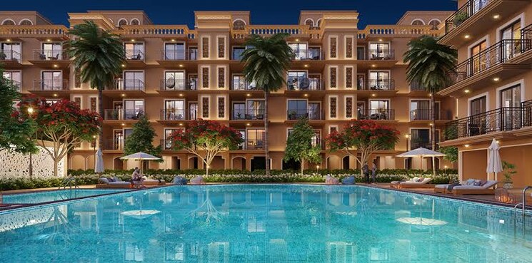 Swimming Pool, signature-global-daxin-vistas 3.5 Bedroom 1600 Sq.Ft. Builder Floor In Bhondsi Gurgaon 8262779