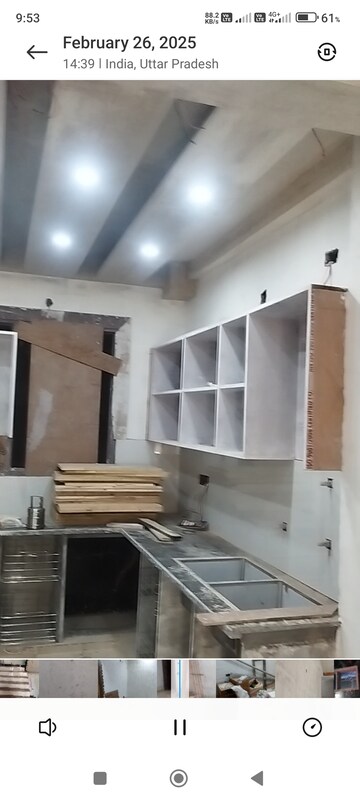 Kitchen in 3 BHK Apartment at Avantika Colony – for Sale