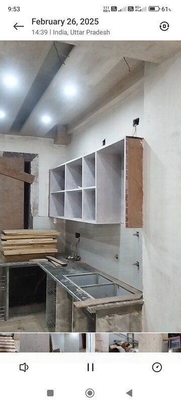Kitchen in 3 BHK Builder Floor at Avantika Colony – for Sale